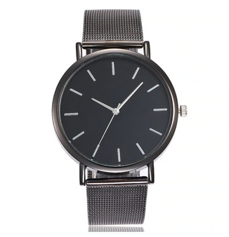 Classic Quartz Stainless Steel Wrist Watch