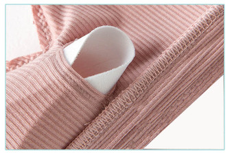 New Fashion Cotton Wireless Push Up Bra Comfortable Underwear Set