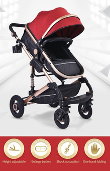 Babyified 3in1 Multi-functional Luxurious Stroller