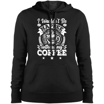 Ladies' Pullover Hooded Sweatshirt Happee Coffee