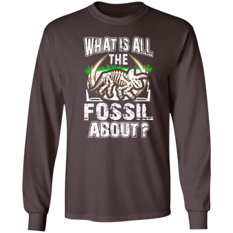 Long-Sleeve Ultra Cotton Men's T-Shirt Fossils