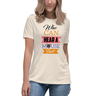 Short-Sleeve Women's Relaxed T-Shirt Mouse Fart