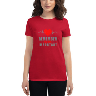 Short-Sleeve Women's T-shirt Health