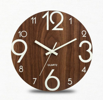 Wooden Luminous Clock