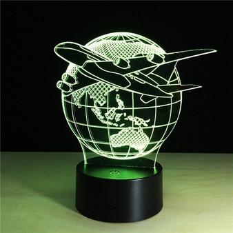 3D LED Table Lamp Illusion