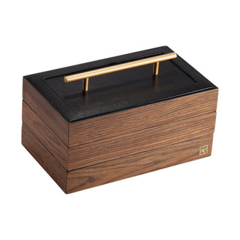 Wooden Three-layer Jewelry Box