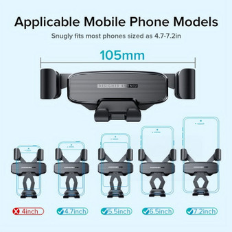 Gravity Car Holder For Phone in Car Air Vent Mount No Magnetic Mobile Cell Phone Holder GPS Stand For iPhone Xiaomi Samsung