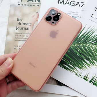 Ultra Thin Matte Transparent PP Phone cases For iPhone 6 6S 7 8 Plus XR X XS 11 Pro Max Case Cover Luxury 0.3mm Phone Bag
