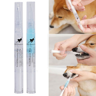 5ml Pets Teeth Cleaning Tool Dogs Cats Tartar Remover Dental Stones Scraper Plastic Cleaning Pen Cleaning Tools
