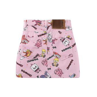 Graphic Graphic Kawaii Aesthetic Pastel Harajuku Skirt