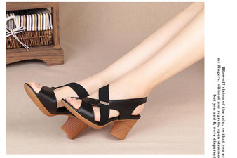 Fashion Women Mid Heel Shoes