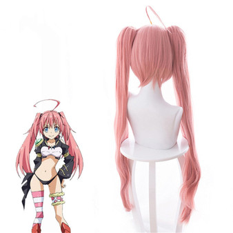 Tensei shitara Slime Datta Ken Cosplay Wigs Milim Nava 90cm