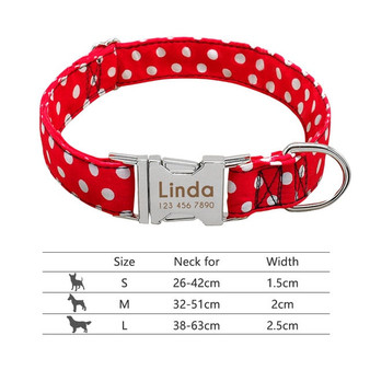 Personalized Pet Collar Engraved ID Tag Nameplate Reflective
