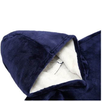 Ultra Plush Hooded Pocket Sherpa Blanket