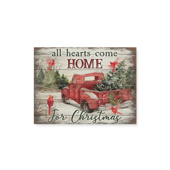 All hearts come Home for Christmas- Matte Canvas