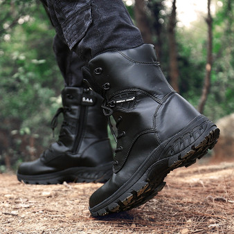 Camouflage High-top Desert Men's Boots