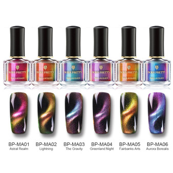 3D Magnetic Glitter Nail Polish 6ml Holographic  Black Base Needed