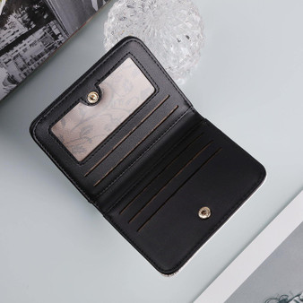 JOSEOD Custom Short Bifold Wallet - Black