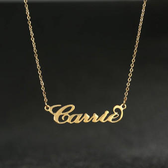 JOSEOD Carrie Style Name Necklace