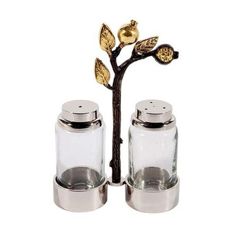 Salt & Pepper Shakers - Glass - Pomegranates