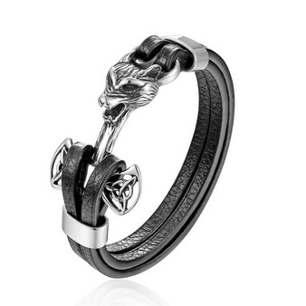 Effentii Lok Leather Bracelet for Men