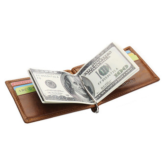 Truva Leather Money Clip Wallet