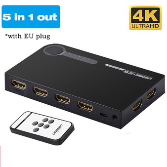 DIGITBLUE® HDMI Splitter Switch 3 Input 1 Output 4K HDMI Switcher for PC Laptop XBOX 360 PS3 PS4 Nintendo Switch 3 Port HDMI Adapter