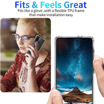 For Samsung Galaxy S30 Ultra Shockproof Thickening Acrylic Protective Case(Transparent)