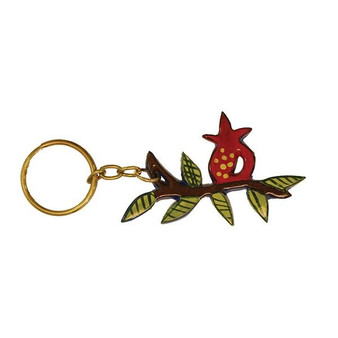 Key Chain Holder - Painted - Pomegranate