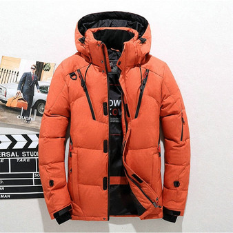 Mens High Quality  Hooded Parkas with Multi-Pockets