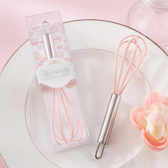 "The Perfect Mix" Pink Kitchen Whisk