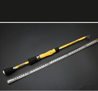 TIASCFR Carbon Fiber Telescopic Fishing Rod Bait Cast or Spinning. Reel sold seperately.