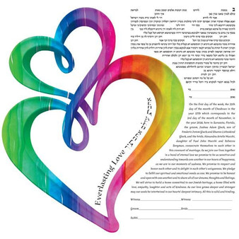 Heart to Heart Ketubah