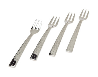 Croco Dessert Forks S/4