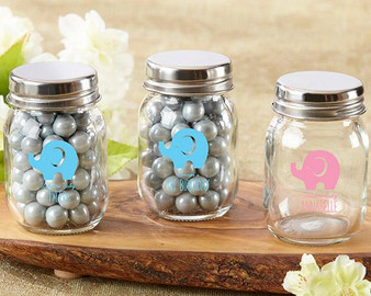 Personalized Printed  Mini Mason Jar - Little Peanut (Set of 12)