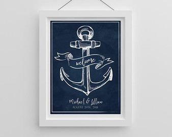Personalized Poster (18x24) - Nautical