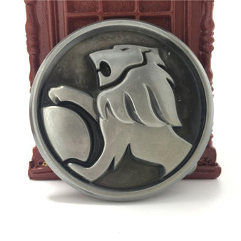 Silver Lion Fashion Men's Metal Belt Buckle