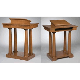 Temple Pulpit Lecturn Podium With Shelf
