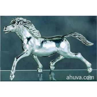 Miniature Horse Figurine Silver Horse