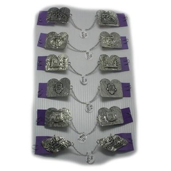 Tallit Clips - Tablet Silver Collection