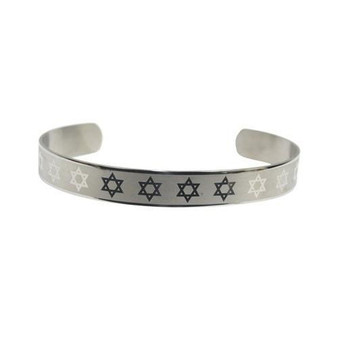 Stainless Steel Bracelet "Magen David"