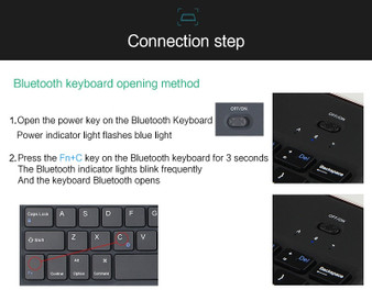 2.4G Wireless Touchscreen Gaming  Bluetooth Keyboard With Touch Pad For Android IOS Phone Tablet