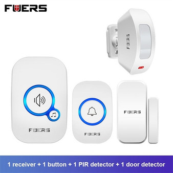 433Mhz Smart 150M Long Wireless Doorbell with 32 Songs