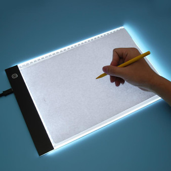 USB LED A4 Paper LED Copy Pad Comic Drawing Tracing Stencil Board for Kids