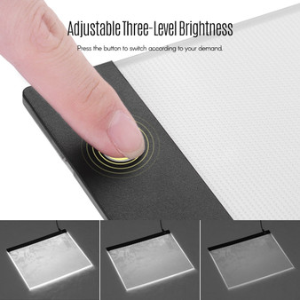 A3 Light Panel Graphic Digital Tablet with 3-Level Dimmable Brightness for Drawing Diamond Painting