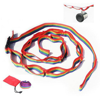 1Pc 2M Multifunctional Camping Hanging Colorful Rope for Outdoors