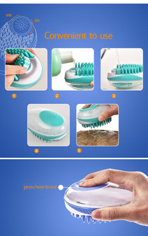 Soft Silicone Pets Bathing Brush Cleaning Tools