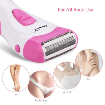 Waterproof Rechargeable Women Electric Hair Remover Trimmer