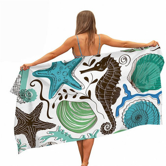 Portable Fast Dry Underwater Microfiber Pool Beach Towel