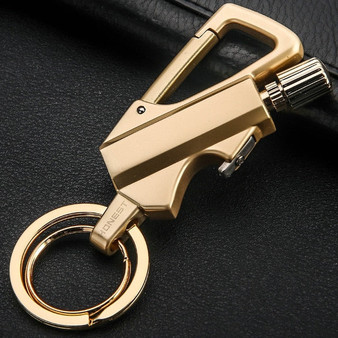 Multifunction Men Cigarette Lighter Keychain Tools for Father's Day Gift